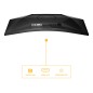 AOC B3 CU34B3E écran plat de PC 86,4 cm (34") 3440 x 1440 pixels Wide Quad HD LED Noir AOC B3 CU34B3E écran plat de PC 86,4 cm (34") 3440 x 1440 pixels Wide Quad HD LED Noir