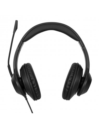 Targus AEH102GL écouteur casque Avec fil Arceau Appels Musique USB Type-A Noir