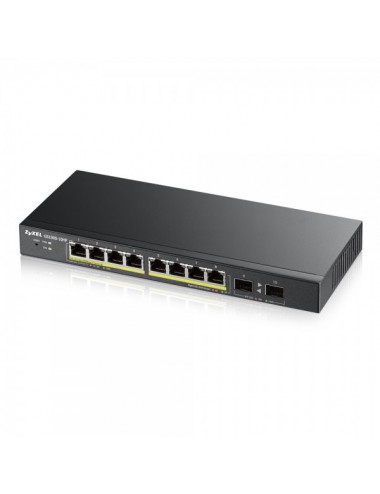 Zyxel GS1900-8HP v3 PoE Géré L2 Gigabit Ethernet (10 100 1000) Connexion Ethernet, supportant l'alimentation via ce port (PoE)