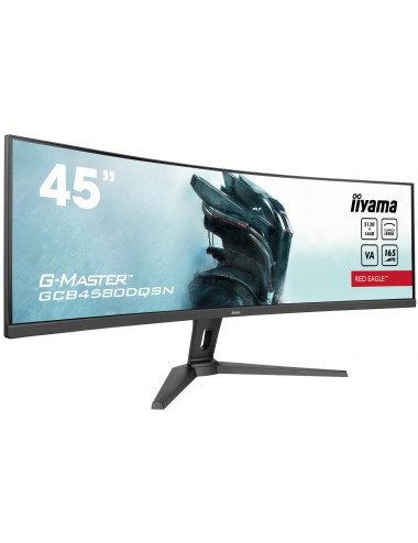 iiyama G-MASTER RED EAGLE CURVED écran plat de PC 114,3 cm (45") 5120 x 1440 pixels Dual QHD LED Noir