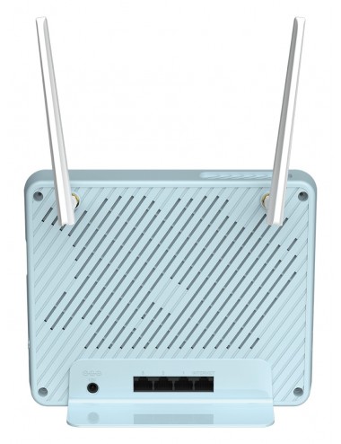 D-Link G415 E router wireless Gigabit Ethernet Dual-band (2.4 GHz 5 GHz) 4G Blu, Bianco