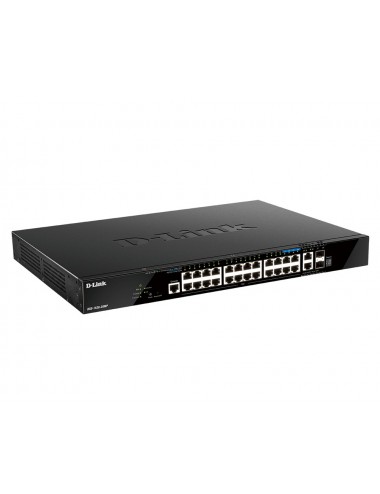 D-Link DGS-1520-28MP E switch di rete Gestito L3 Gigabit Ethernet (10 100 1000) Supporto Power over Ethernet (PoE) 1U Nero