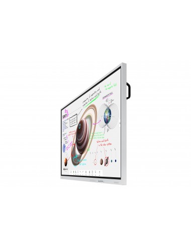 Samsung WM75B pizarra blanca interactiva 190,5 cm (75") 3840 x 2160 Pixeles Pantalla táctil Gris, Blanco