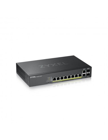 Zyxel GS2220-10HP-EU0101F switch di rete Gestito L2 Gigabit Ethernet (10 100 1000) Supporto Power over Ethernet (PoE) Nero