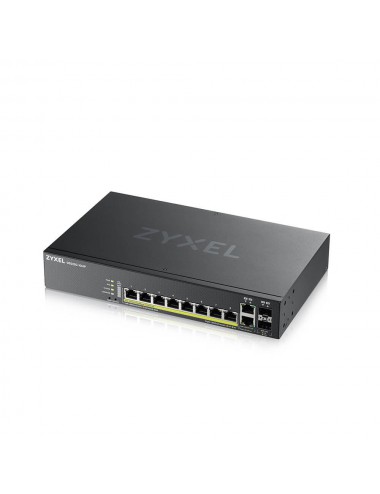 Zyxel GS2220-10HP-EU0101F switch Gestionado L2 Gigabit Ethernet (10 100 1000) Energía sobre Ethernet (PoE) Negro