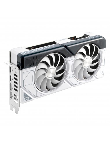 ASUS Dual -RTX4070S-O12G-WHITE NVIDIA GeForce RTX 4070 SUPER 12 Go GDDR6X