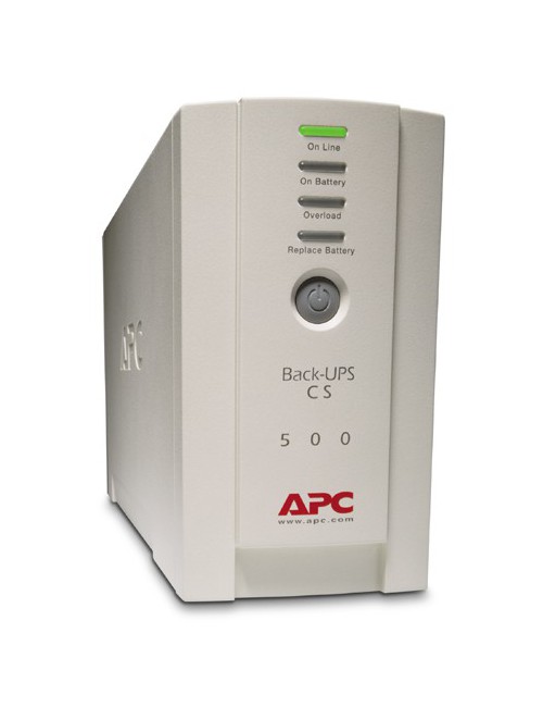 APC Back-UPS sistema de alimentación ininterrumpida (UPS) En espera (Fuera de línea) o Standby (Offline) 0,5 kVA 300 W 4