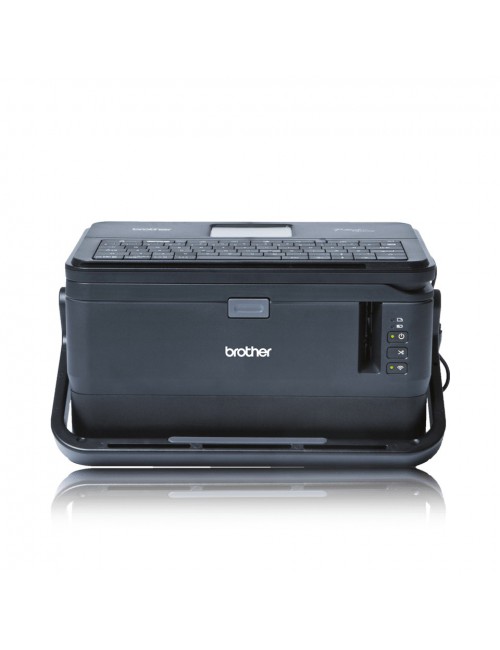 Brother PT-D800W stampante per etichette (CD) Trasferimento termico 360 x 360 DPI 60 mm s Con cavo e senza cavo TZe Wi-Fi QWERTY