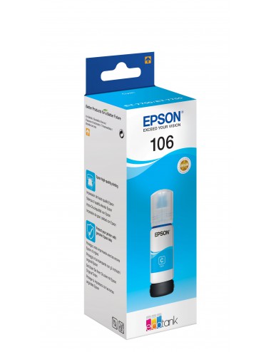 Epson 106 EcoTank Cyan ink bottle