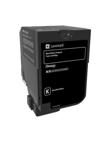 Lexmark 74C20K0 cartuccia toner 1 pz Originale Nero