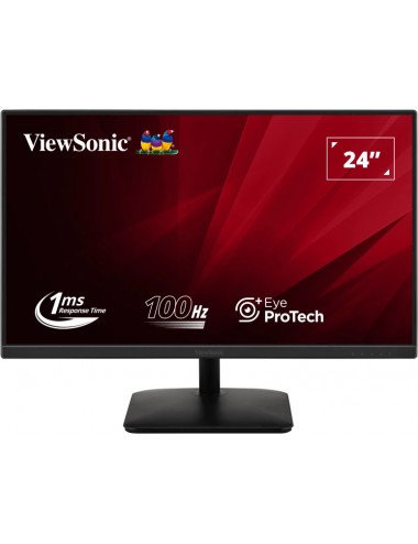 Viewsonic VA2408-MHDB pantalla para PC 61 cm (24") 1920 x 1080 Pixeles Full HD LED Negro