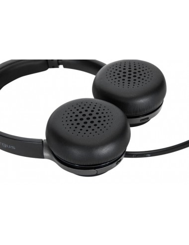 Targus AEH104GL cuffia e auricolare Con cavo e senza cavo A Padiglione Musica e Chiamate USB tipo-C Bluetooth Nero