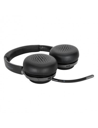 Targus AEH104GL cuffia e auricolare Con cavo e senza cavo A Padiglione Musica e Chiamate USB tipo-C Bluetooth Nero