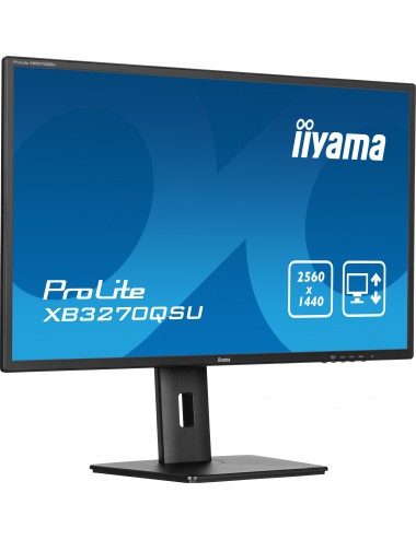 iiyama ProLite XB3270QSU-B1 écran plat de PC 81,3 cm (32") 2560 x 1440 pixels Wide Quad HD LED Noir