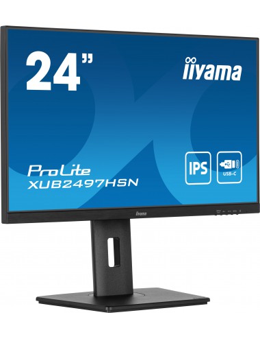 iiyama ProLite XUB2497HSN-B1 LED display 61 cm (24") 1920 x 1080 pixels Full HD Noir