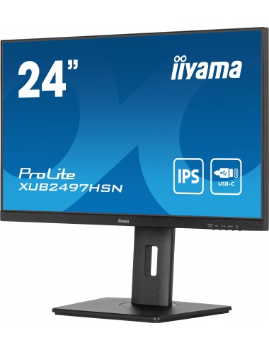 iiyama ProLite XUB2497HSN-B1 LED display 61 cm (24") 1920 x 1080 pixels Full HD Noir