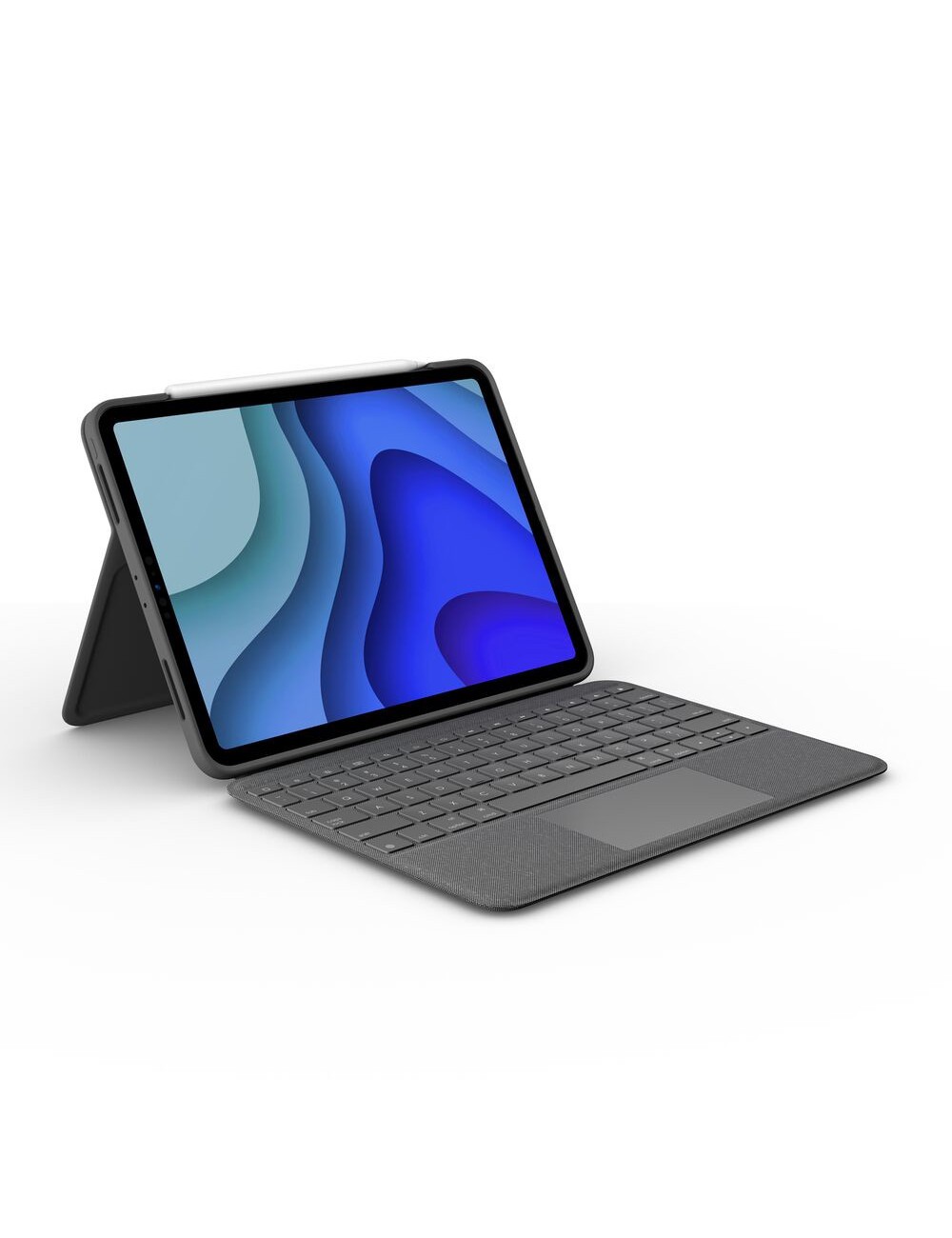 Logitech Folio Touch Gris Smart Connector QWERTZ Allemand