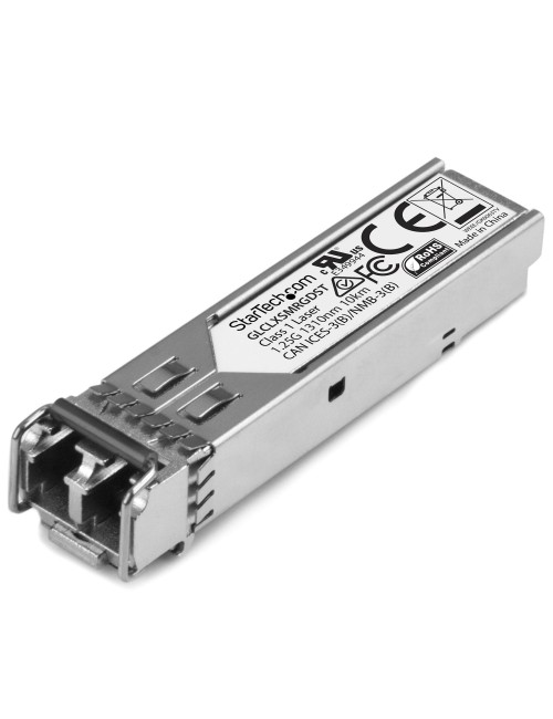 StarTech.com Módulo Transceptor SFP Compatible con Cisco GLC-LX-SM-RGD - 1000BASE-LX - Monomodo 1GbE - SFP Ethernet Gigabit 1Gb