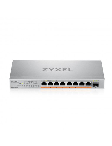 Zyxel XMG-108HP Non-géré 2.5G Ethernet (100 1000 2500) Connexion Ethernet, supportant l'alimentation via ce port (PoE)