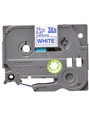 Brother TZE-233 cinta para impresora de etiquetas Azul sobre blanco