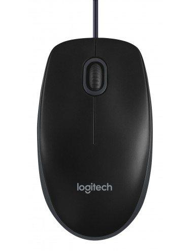 Logitech B100 mouse Ambidestro USB tipo A Ottico 800 DPI