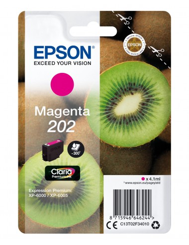 Epson Kiwi Singlepack Magenta 202 Claria Premium Ink