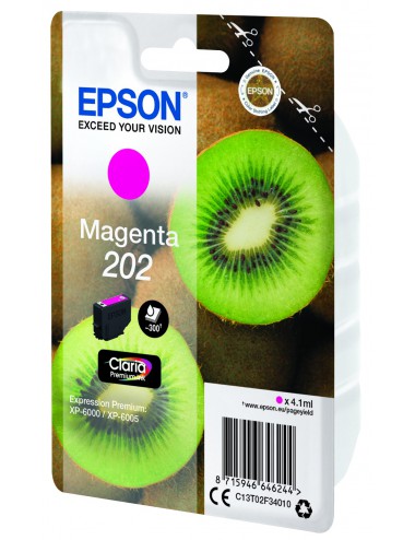 Epson Kiwi Singlepack Magenta 202 Claria Premium Ink