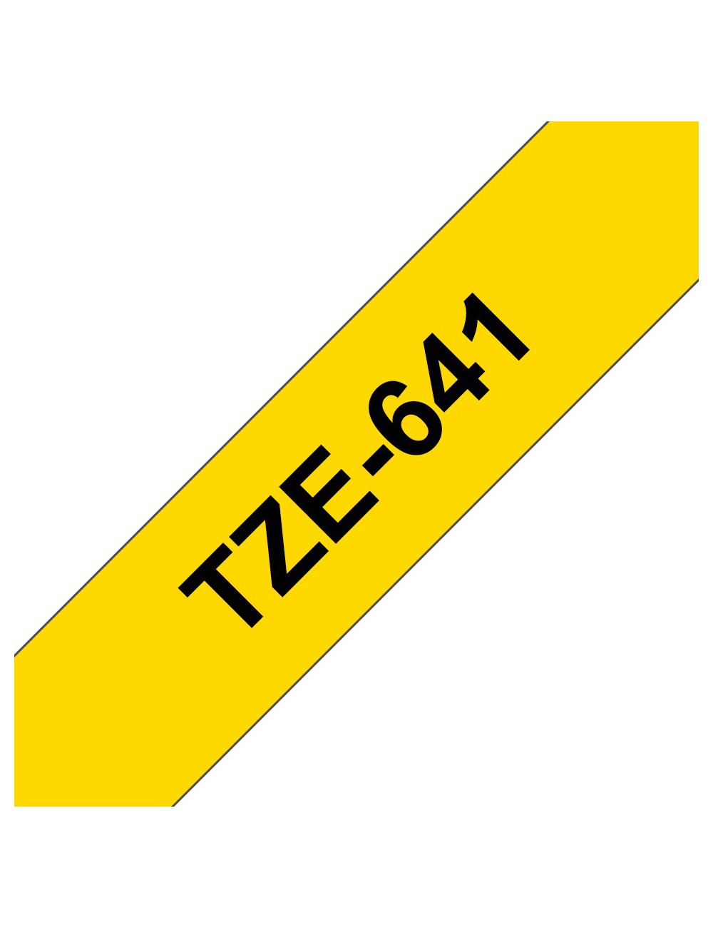 Brother TZE-641 nastro per etichettatrice Nero su giallo