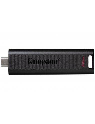 Kingston Technology DataTraveler Max unidad flash USB 512 GB USB Tipo C 3.2 Gen 2 (3.1 Gen 2) Negro