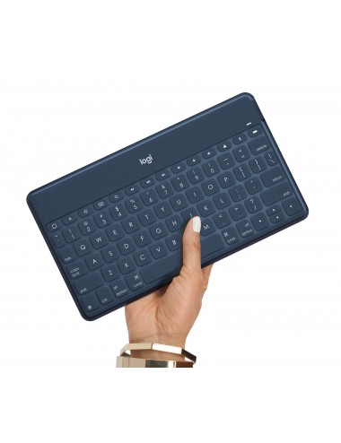 Logitech Keys-To-Go Bleu Bluetooth Français