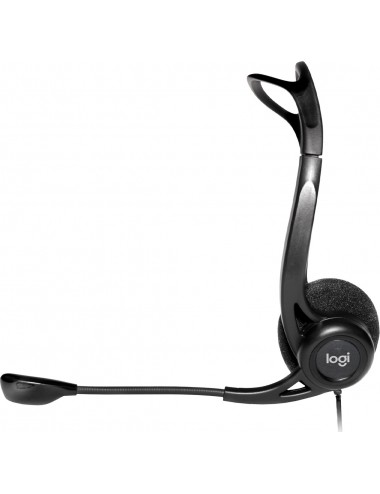 Logitech 960 Casque Avec fil Arceau Appels Musique USB Type-A Noir