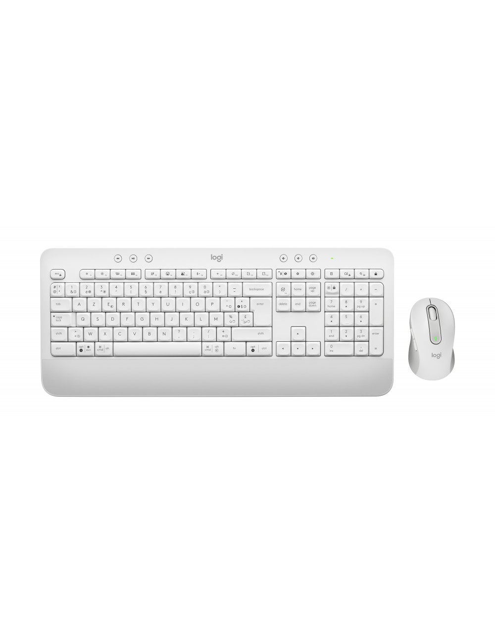 Logitech Signature MK650 Combo For Business tastiera Mouse incluso Bluetooth AZERTY Francese Bianco