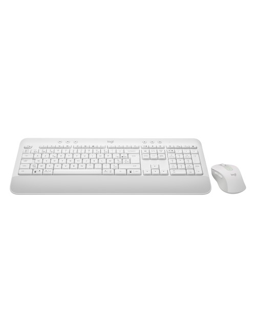Logitech Signature MK650 Combo For Business teclado Ratón incluido Bluetooth AZERTY Francés Blanco