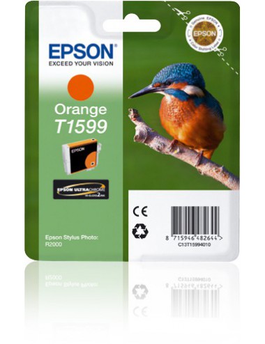 Epson Cartouche "Martin-pêcheur" - Encre UltraChrome Hi-Gloss2 Orange