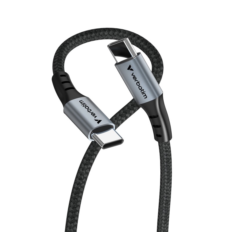 Verbatim 31846 câble USB USB 2.0 1,2 m USB C 0,48 Gbit/s 100 W Noir