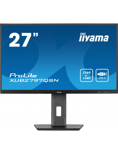 iiyama ProLite XUB2797QSN-B1 Monitor PC 68,6 cm (27") 2560 x 1440 Pixel Wide Quad HD LED Nero