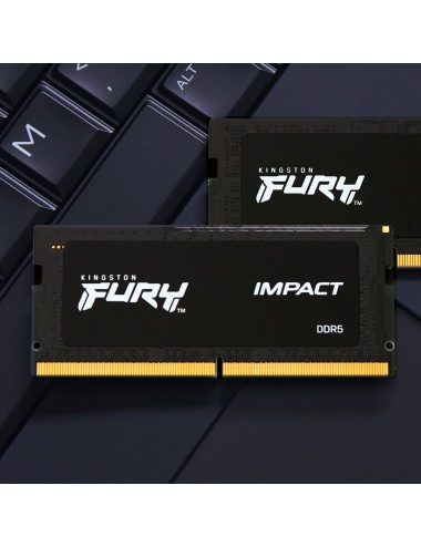 Kingston Technology FURY DDR5 SODIMM Impact PnP CL40 64 Go 5 600 MT s (Kit de 2)