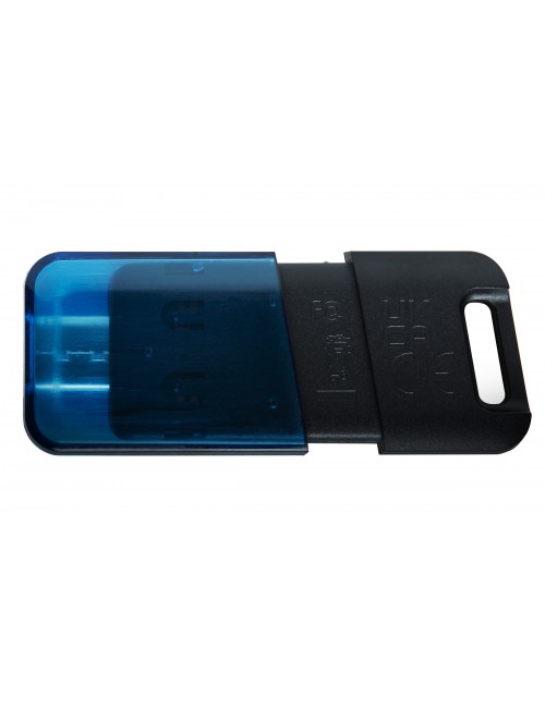 Kingston Technology DataTraveler 80 M unidad flash USB 128 GB USB Tipo C 3.2 Gen 1 (3.1 Gen 1) Negro, Azul