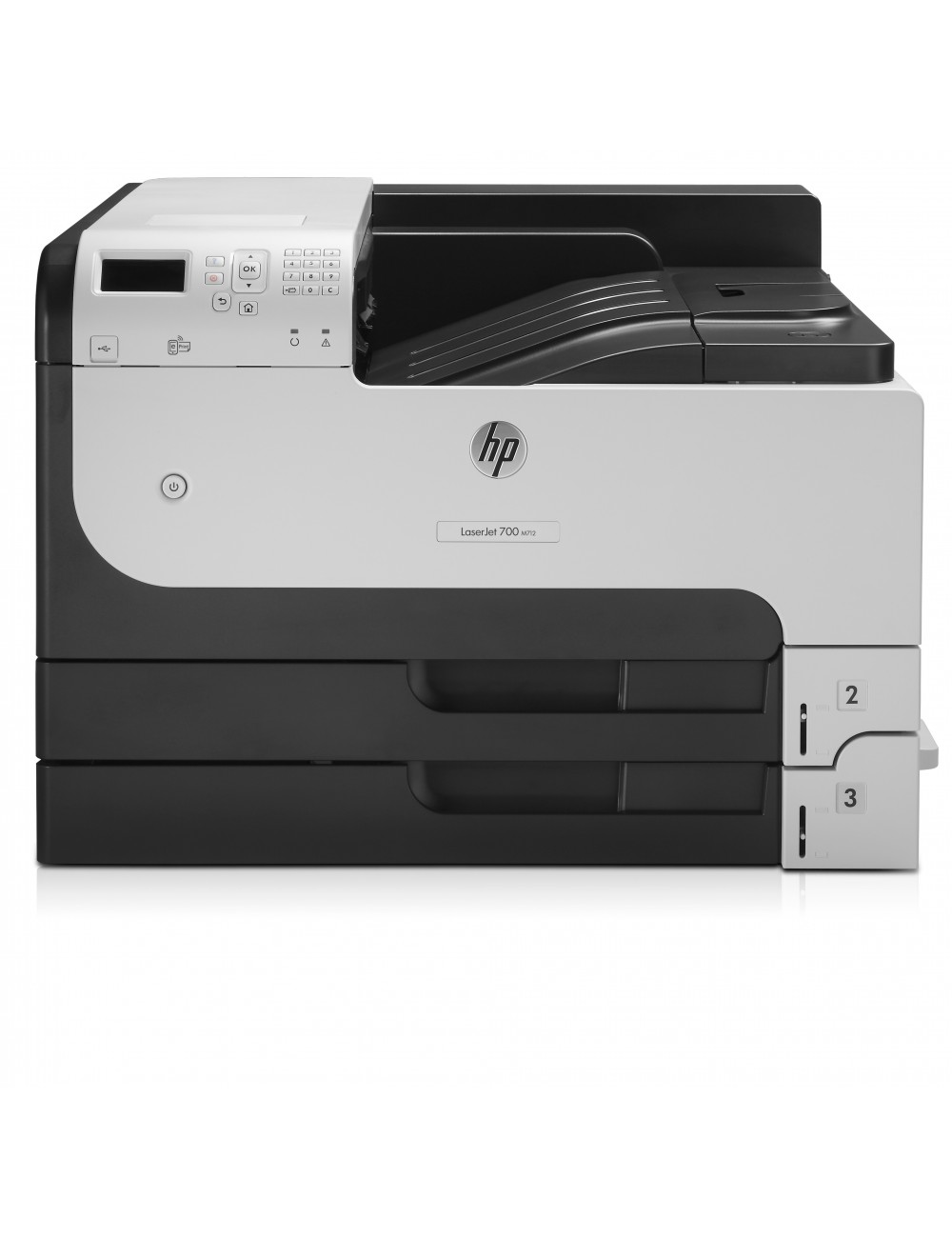 HP LaserJet Enterprise 700 Impresora M712dn, Blanco y negro, Impresora para Empresas, Estampado, Impresión desde USB frontal