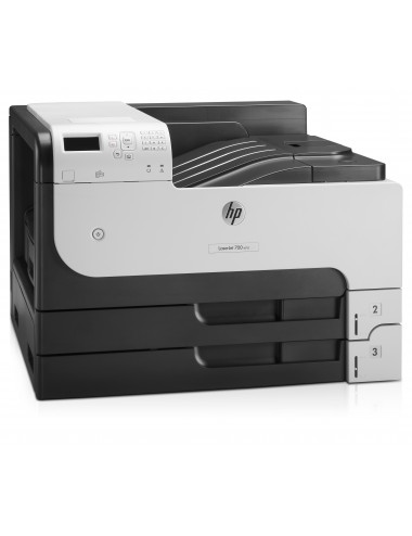 HP LaserJet Enterprise 700 Impresora M712dn, Blanco y negro, Impresora para Empresas, Estampado, Impresión desde USB frontal