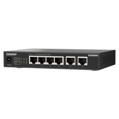 QNAP QSW-2104-2T-R2 commutateur réseau Non-géré 10G Ethernet (100 1000 10000) Bureau Noir