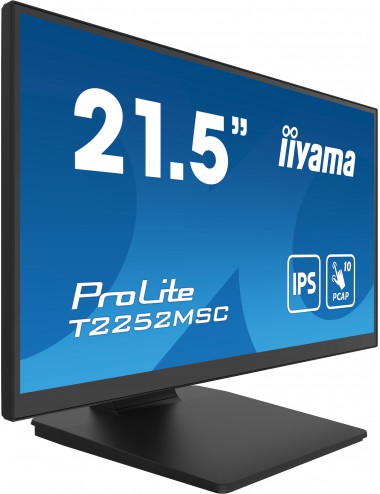 iiyama ProLite T2252MSC-B2 Monitor PC 54,6 cm (21.5") 1920 x 1080 Pixel Full HD LCD Touch screen Nero