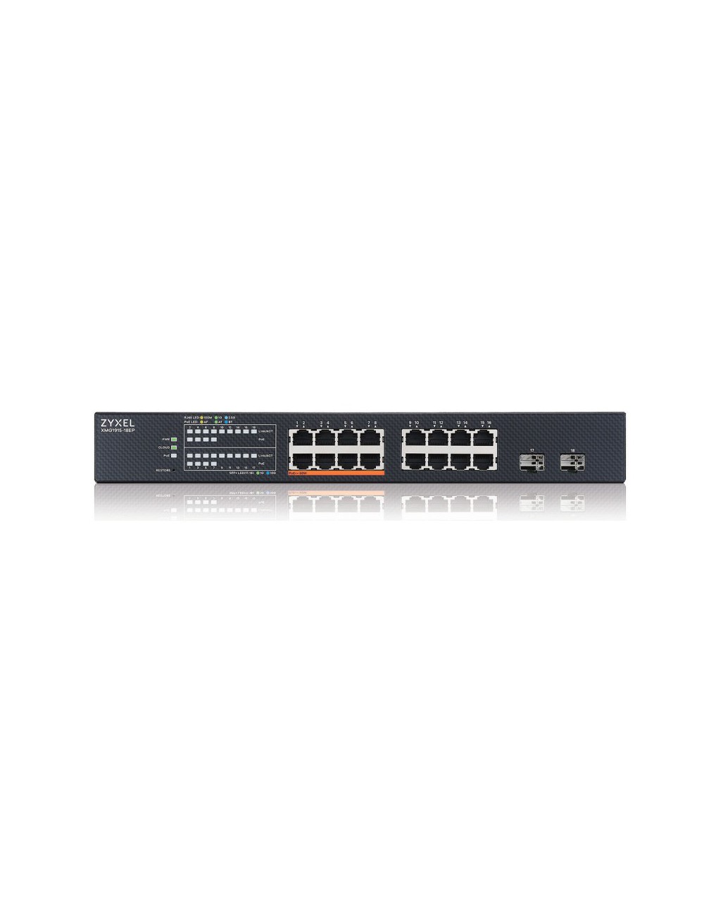 Zyxel XMG1915-18EP Gestito L2 2.5G Ethernet (100 1000 2500) Supporto Power over Ethernet (PoE)