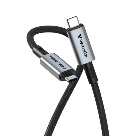 Verbatim 31847 câble USB USB4 Gen 2x2 1,2 m USB C 40 Gbit s 240 W Noir