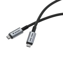 Verbatim 31847 câble USB USB4 Gen 2x2 1,2 m USB C 40 Gbit/s 240 W Noir