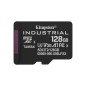 Kingston Technology Carte 128GB microSDXC Industrielle C10 A1 pSLC emballage individuel sans adaptateur