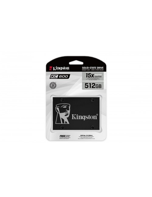 Kingston Technology KC600 2.5" 512 GB Serial ATA III 3D TLC