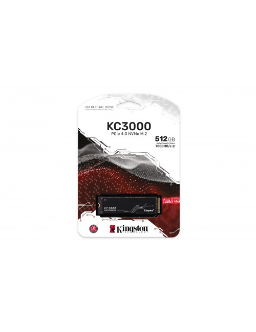 Kingston Technology KC3000 M.2 512 GB PCI Express 4.0 NVMe 3D TLC