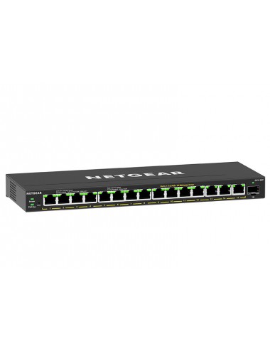 NETGEAR GS316EP-100PES commutateur réseau Géré Gigabit Ethernet (10 100 1000) Connexion Ethernet, supportant l'alimentation via