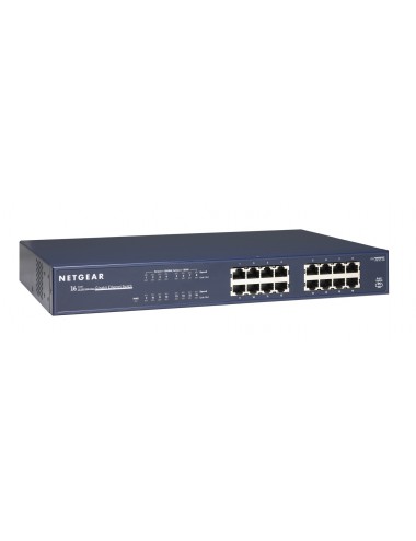 NETGEAR JGS516 Non gestito Blu